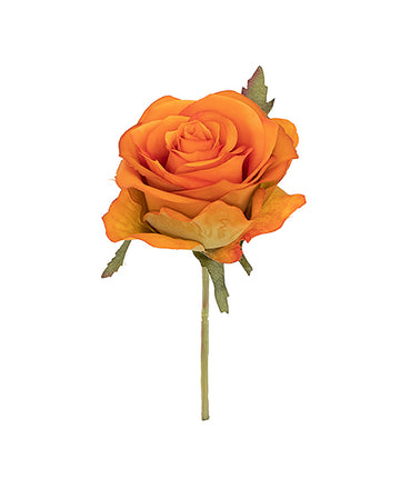 ROSA PICK 18CM LARANJA (MÚLT.12) Cod: 3158-LA