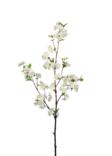 FLOR DE CEREJEIRA 110CM BRANCO Cod: 3254-BR
