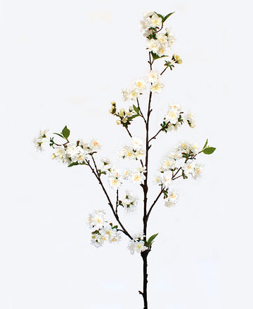 FLOR DE CEREJEIRA 110CM BRANCO Cod: 3254-BR