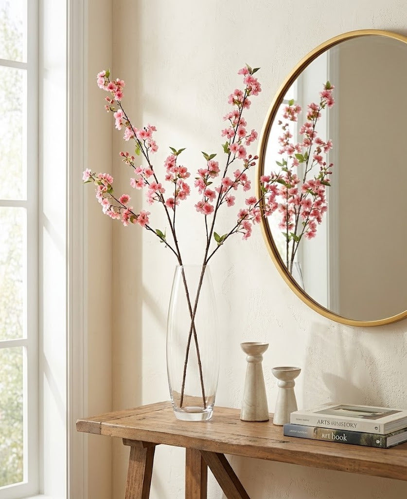 FLOR DE CEREJEIRA 110CM ROSA PINK Cod: 3254-PK