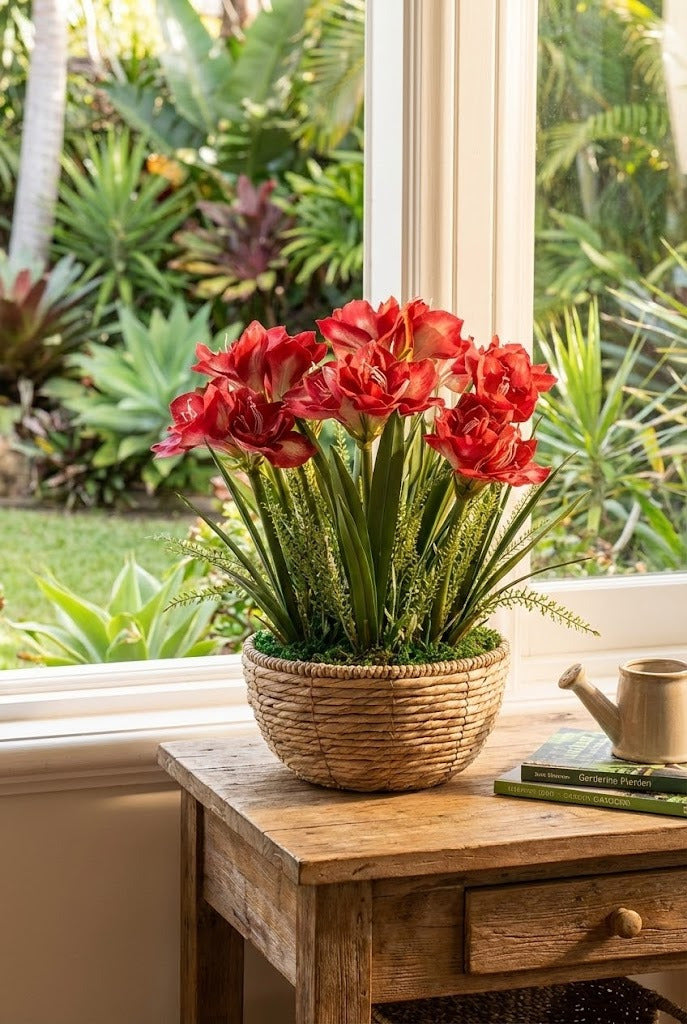AMARYLLIS 65CM VERMELHA Cod: 3266-VM
