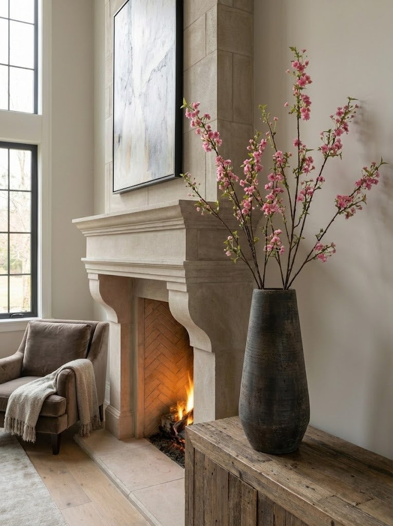 FLOR DE CEREJEIRA 144CM ROSA Cod: 3275-PK*