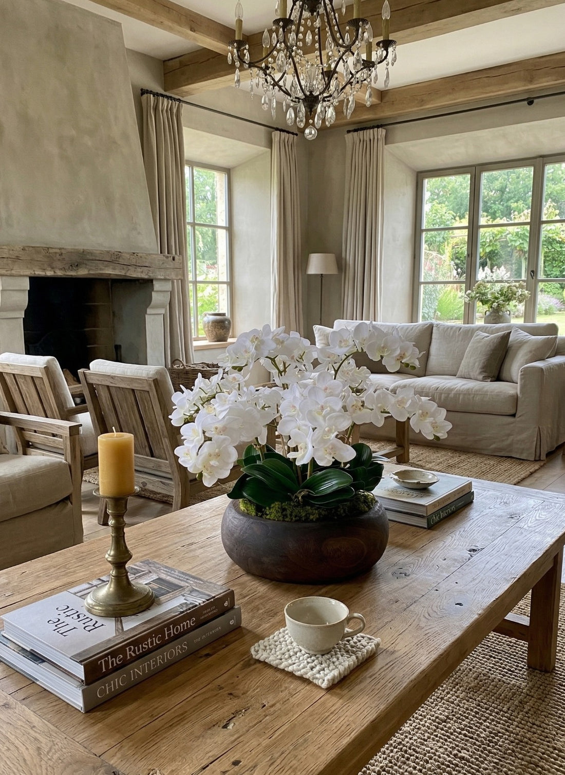 ORQ. PHALAENOPSIS TN 44CM BRANCA Cod: 3285BR*