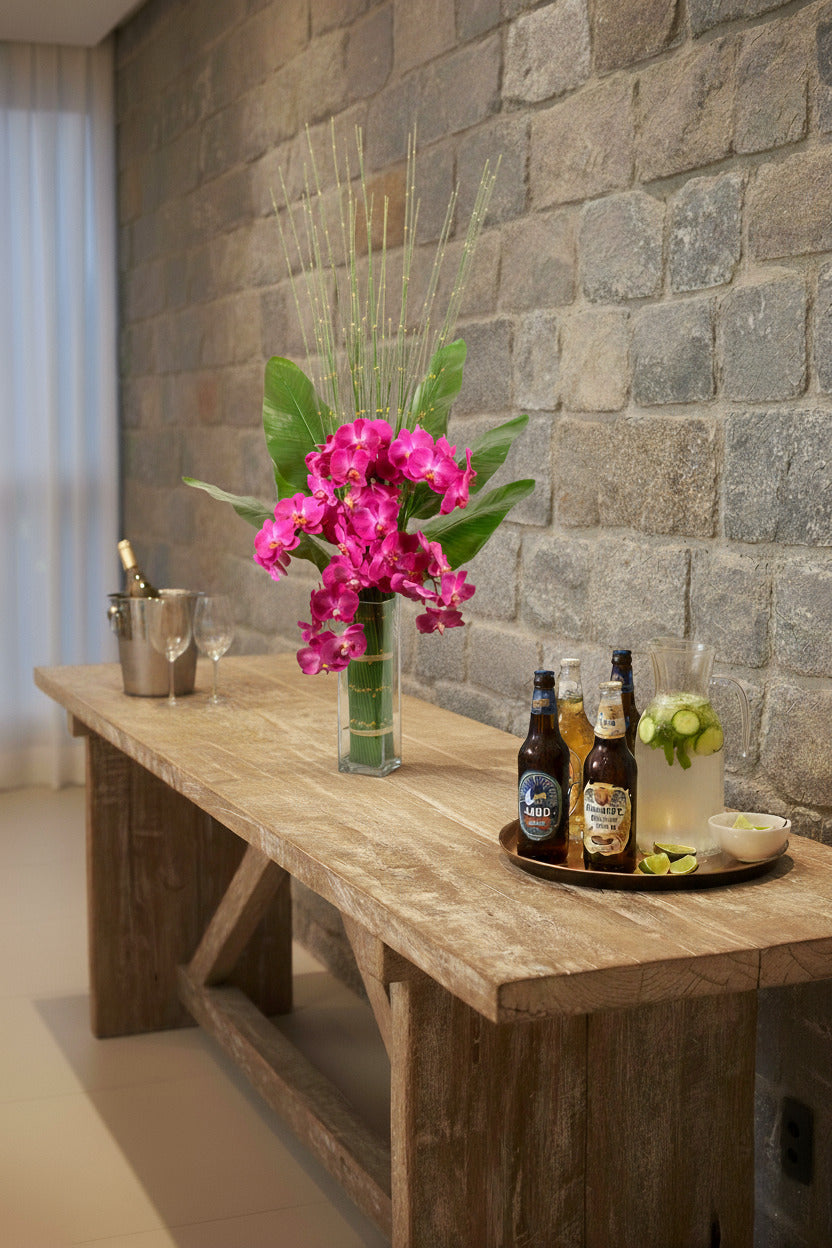 ORQ. PHALAENOPSIS TN X8 78CM FUCSIA Cod: 3287FU*