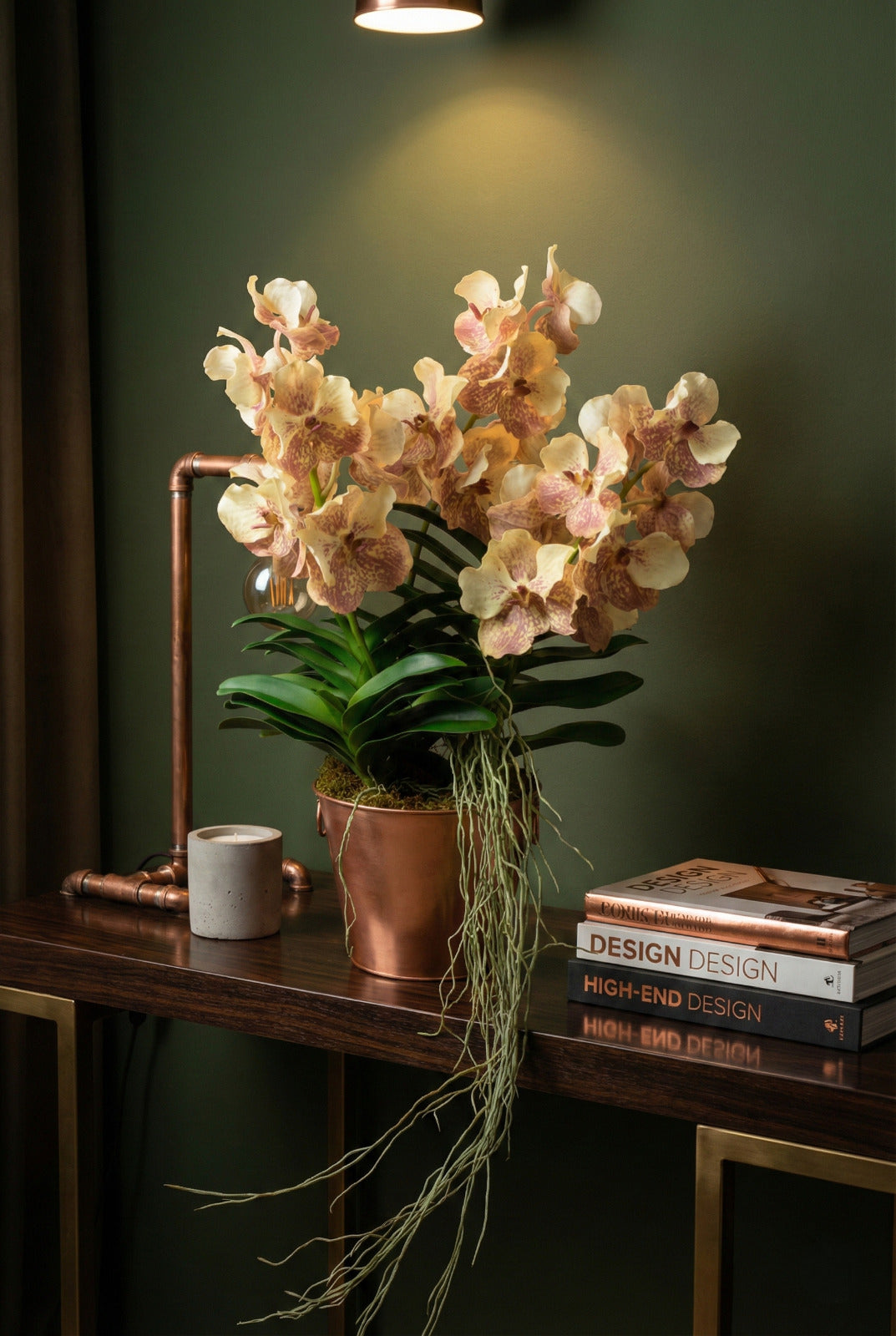 ORQ. VANDA 69CM MOCHA MOUSSE Cod: 3298MM