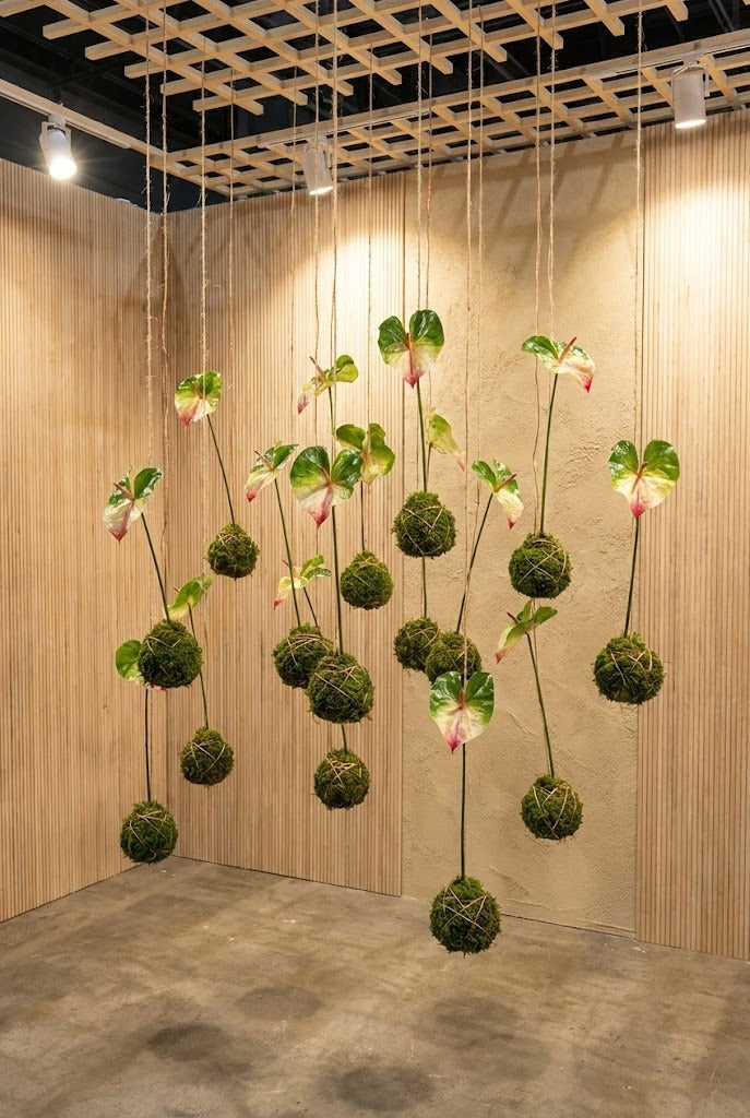 ANTURIO FLOR 81 CM VERDE/FUCSIA Cod: 3681-FV