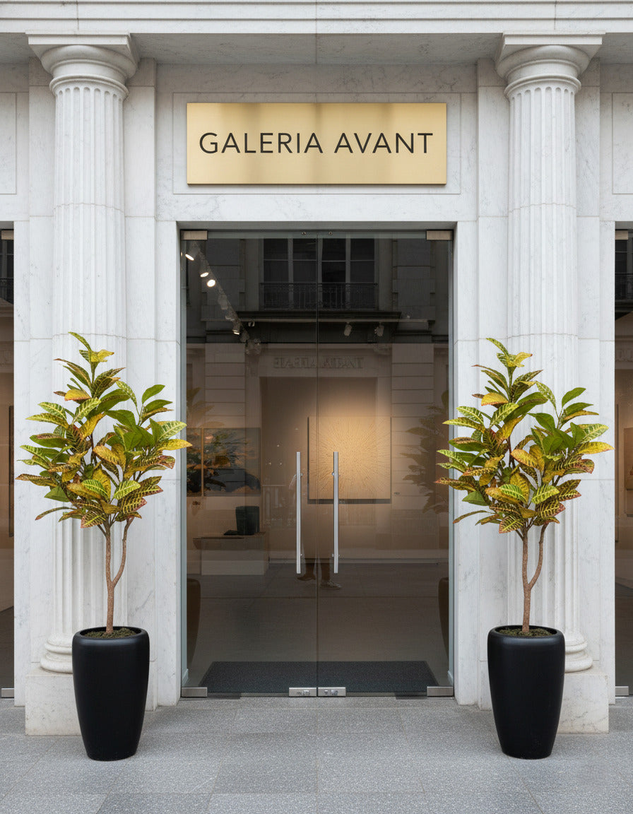 CROTON ÁRVORE EM POTE 130CM VD Cod: 5541*