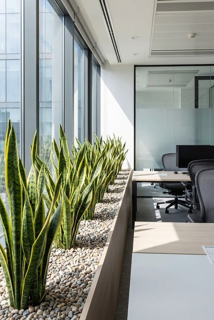 ESPADA-DE-SÃO-JORGE EM POTE PVC 70CM Cod: 5544*