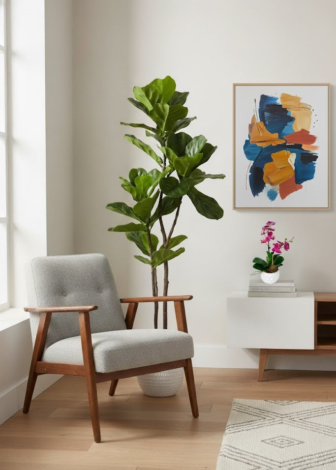 FICUS LIRATA EM POTE PVC 120CM Cod: 5554*