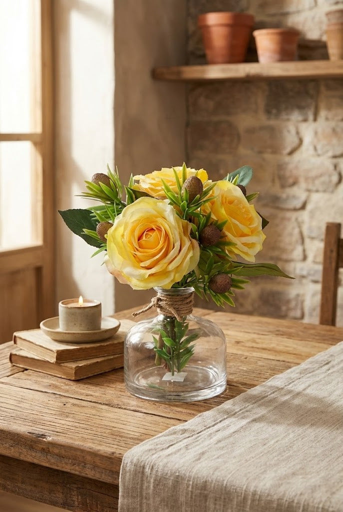 VASO VIDRO 5 x 10 x 10CM (GARRAFA) Cod: 8426