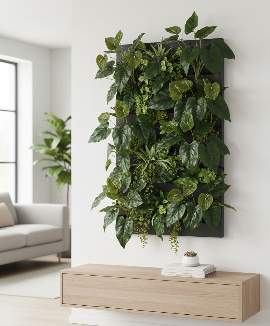 FOLHAGEM DE ANTURIO X7 30CM Cod: 8823