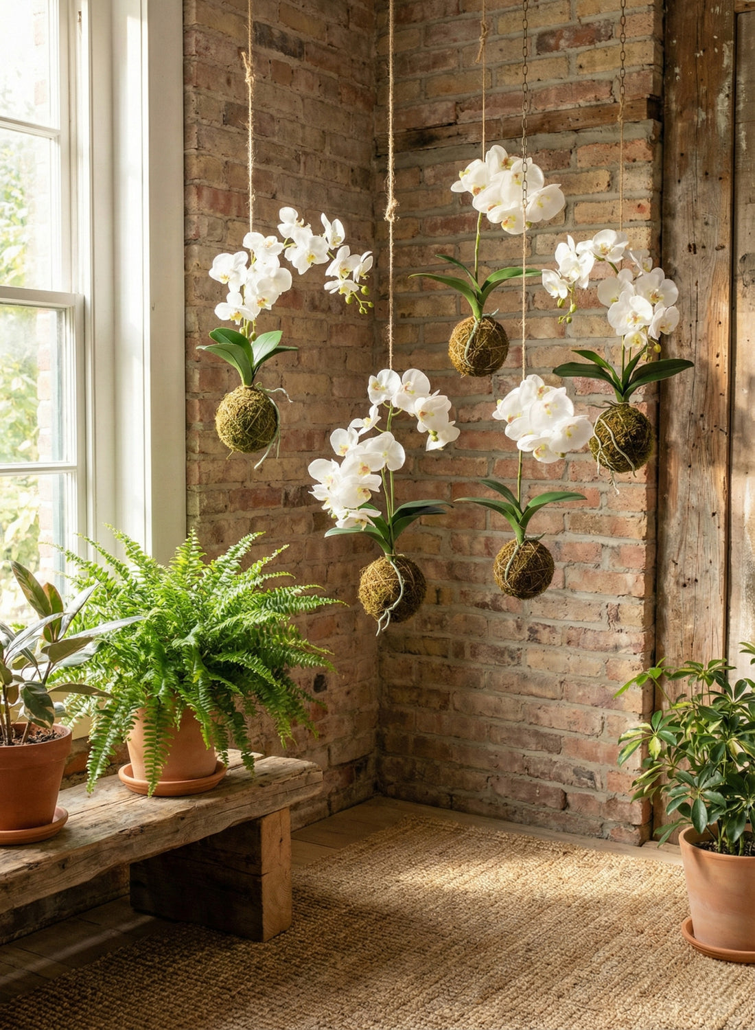 FOLHAGEM DE ORQ. PHALAENOPSIS 23CM Cod: 8952