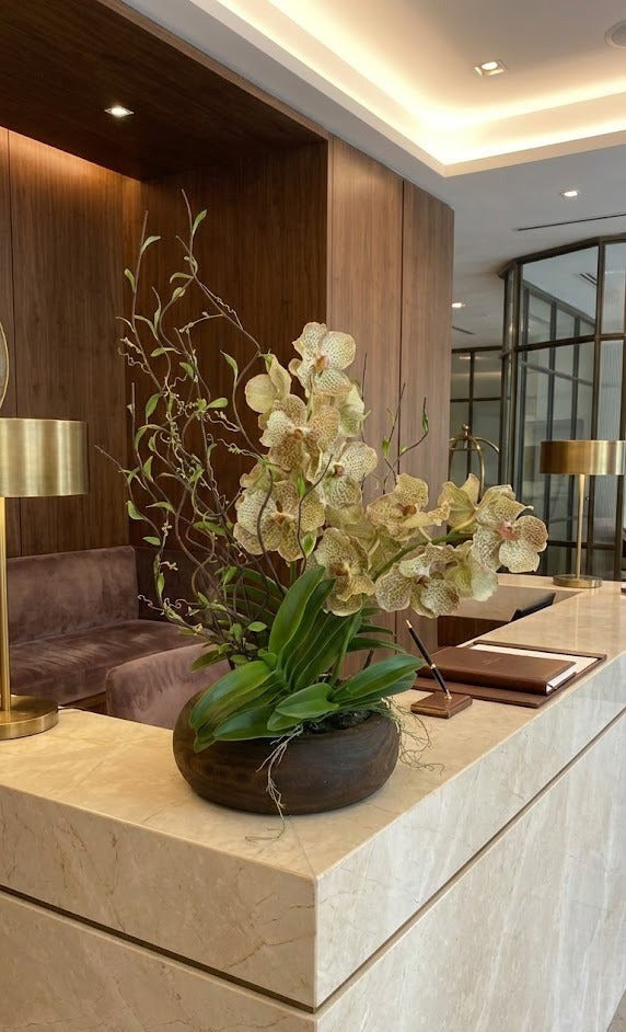 FOLHAGEM DE ORQ. VANDA 39CM Cod: 8955