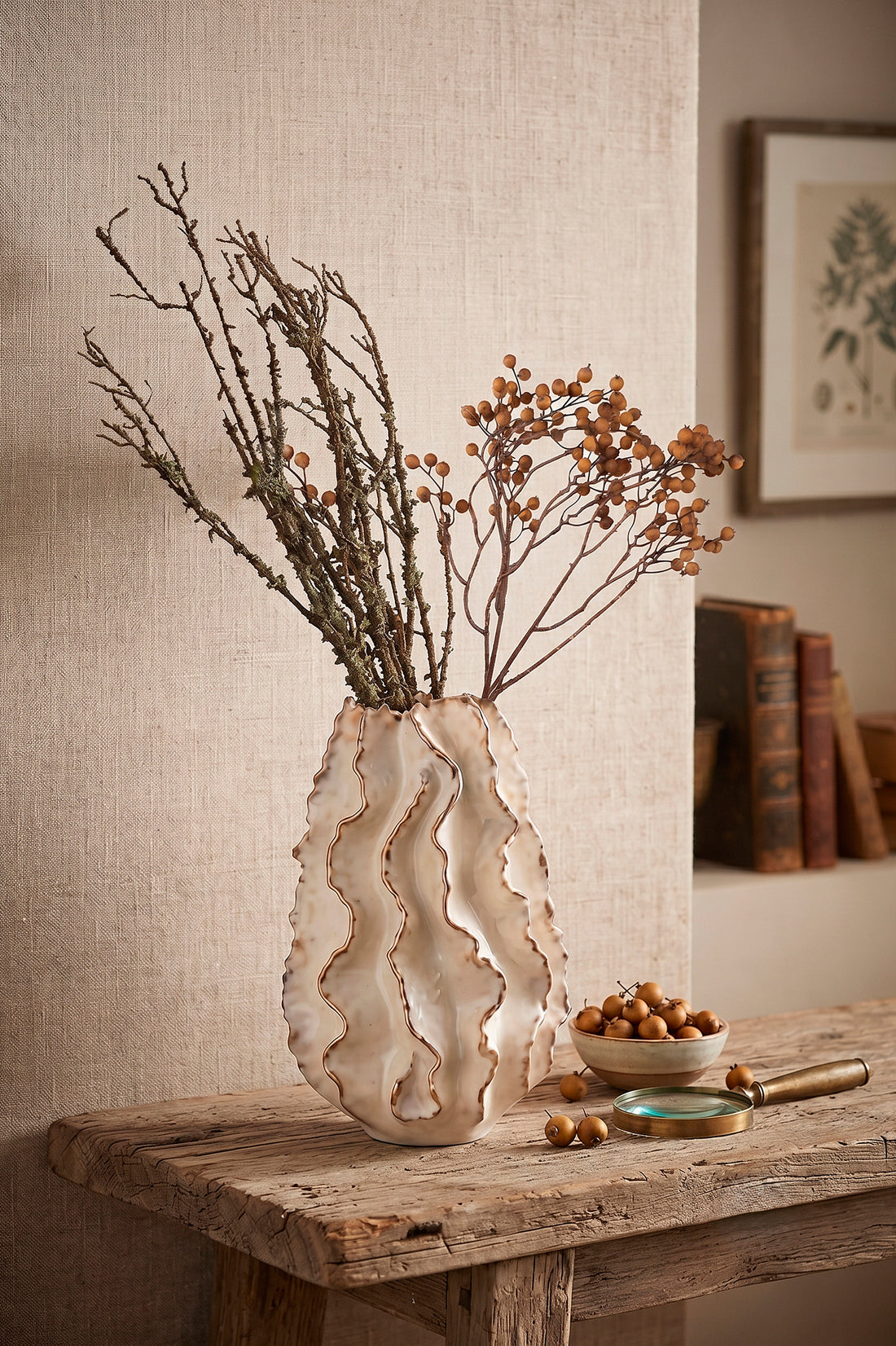 GALHO SECO TORTO C/ MUSGO 89CM Cod: 8987
