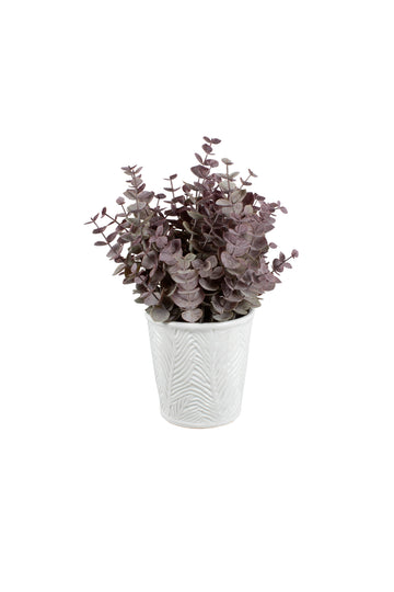 EUCALIPTOS BORDÔ EM CERAMICA 25CM Cod: A5890