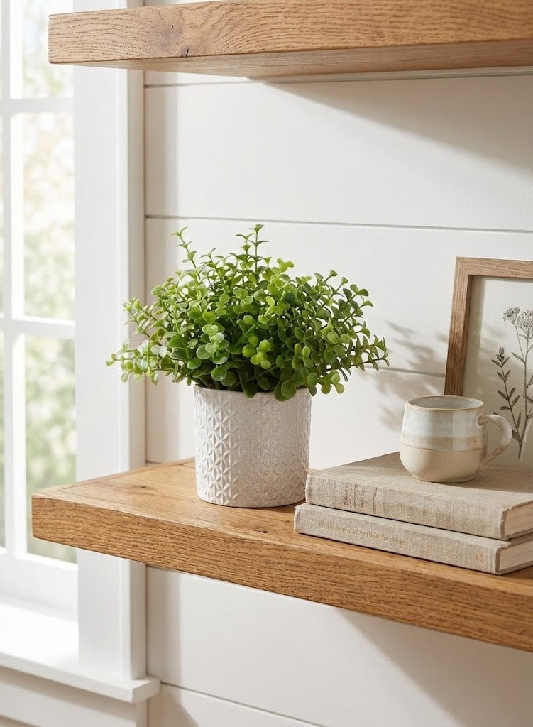 VASO FLOR DE ANIS 9 x 8 x 9CM BRANCO Cod: 8399