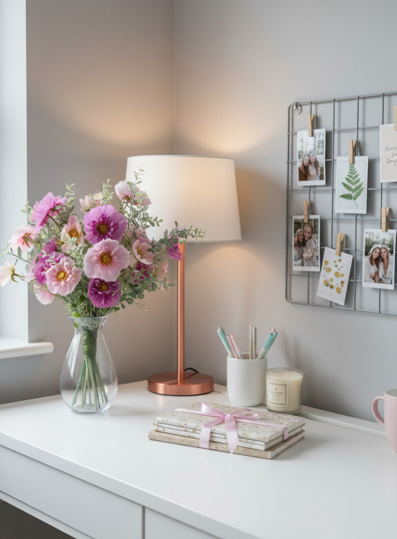 PAPOULAS RO COM FOLHAGENS FROST EM VIDRO 60CM Cod: A6558