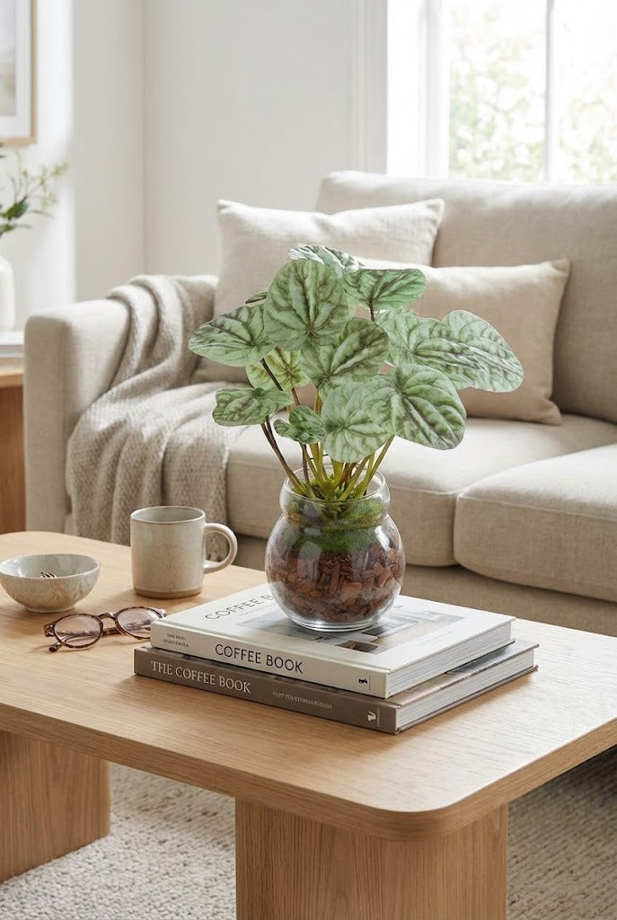 PEPERÔMIA CAPERATA VD FROST EM VIDRO 23 CM Cod: A6598