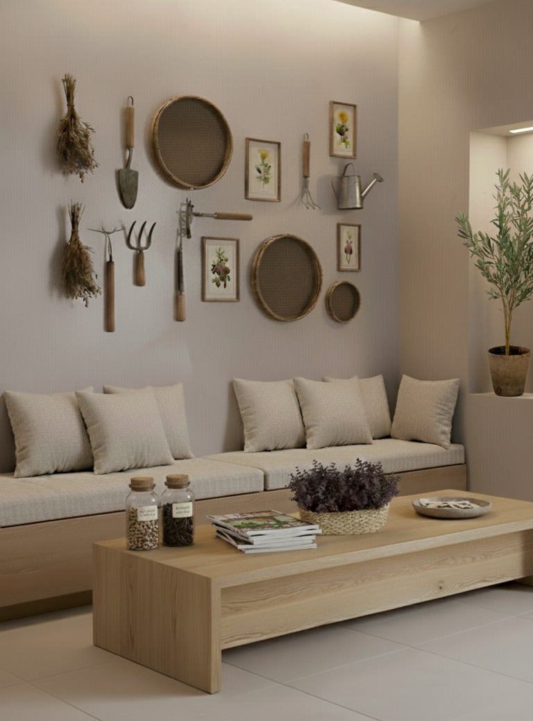 EUCALIPTOS BORDÔ EM JARDIN. PALHA, 25CM Cod: A6718