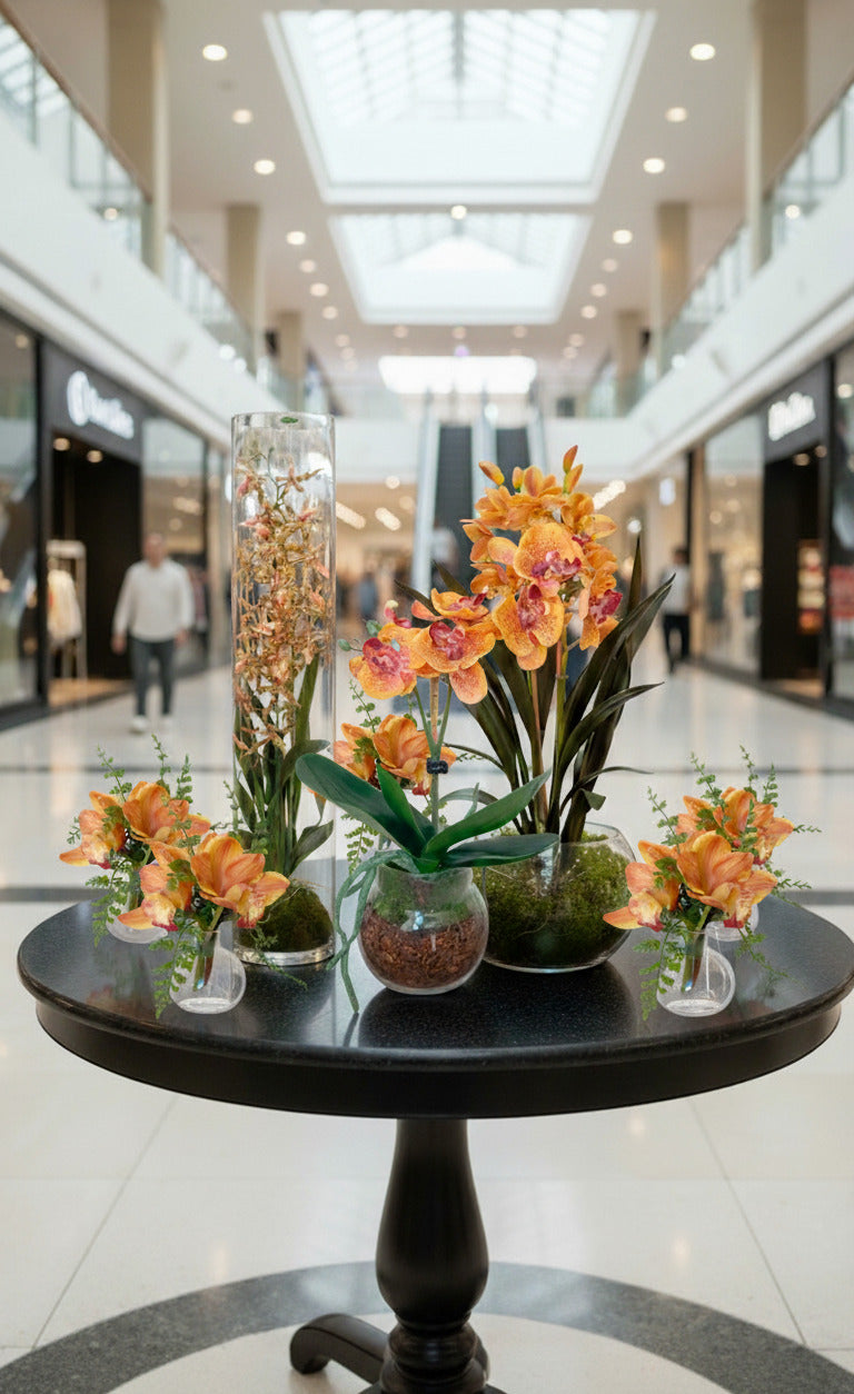 ORQ. RENANTERA EM VIDRO CILINDRO 100 CM Cod: A6785-CO