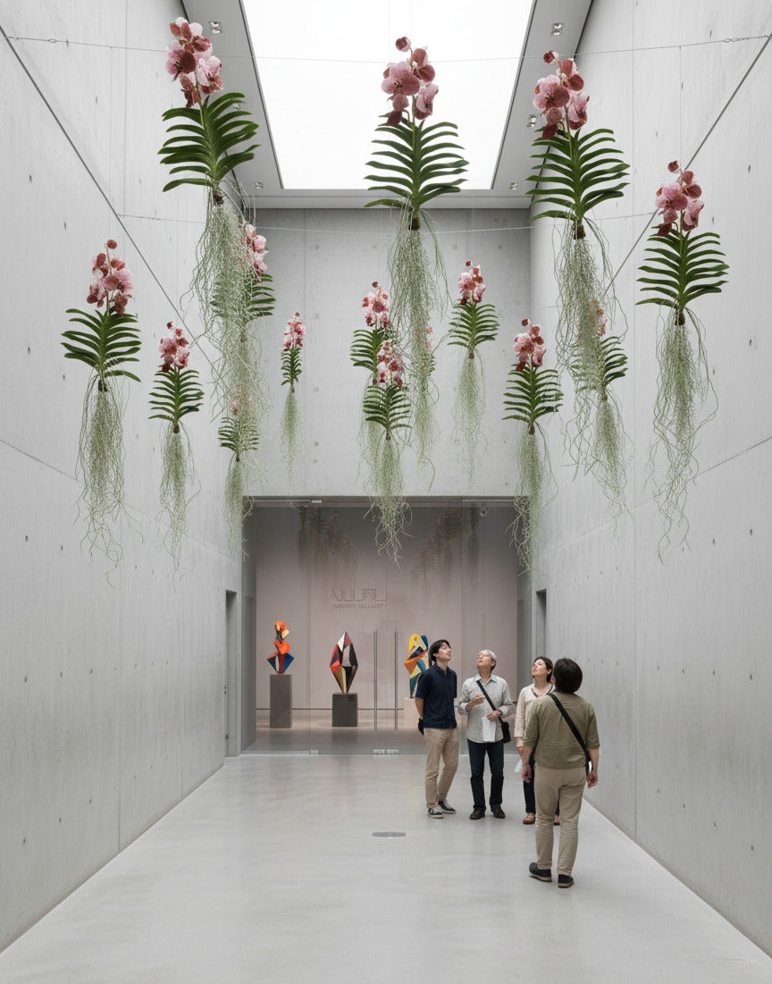 ORQ. VANDA PENDENTE BD 130CM Cod: A6799-BD