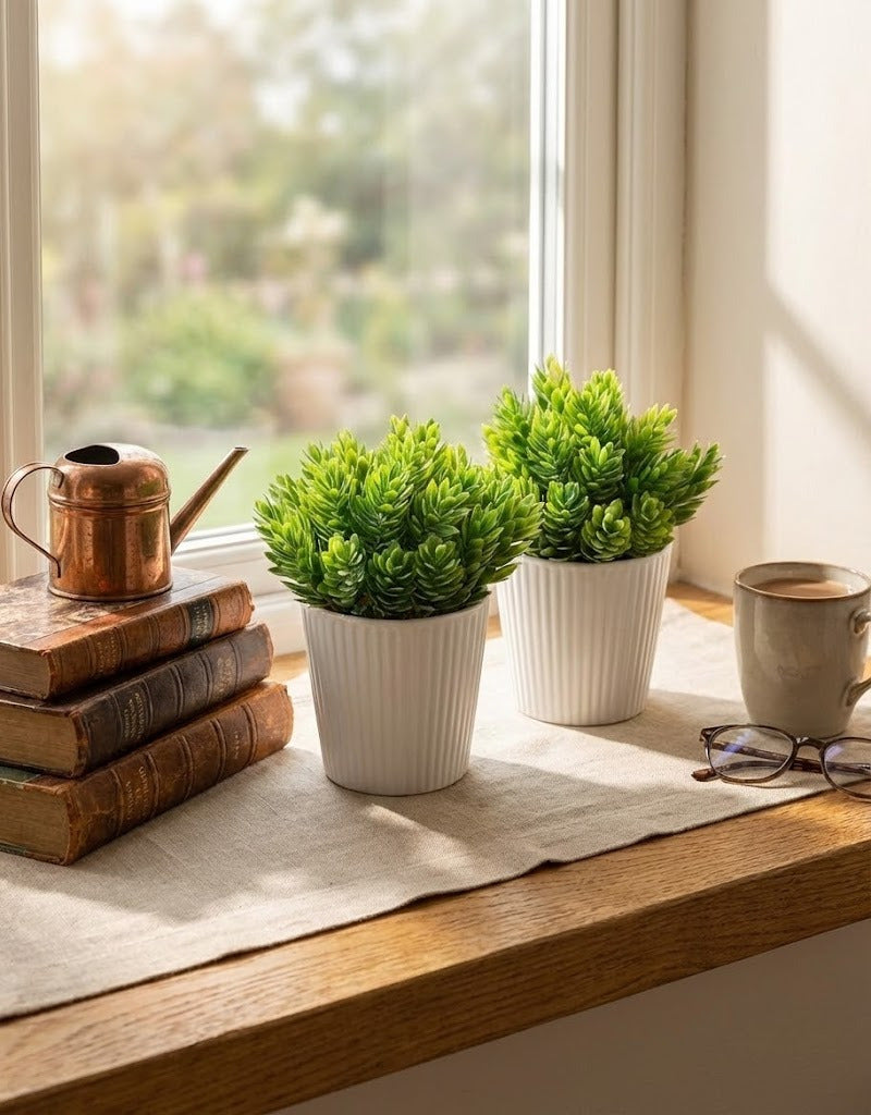 VASO CANELADO 8x8x8CM Cod: 8394