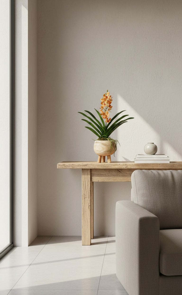 ORQ. VANDA LA CACHEPOT MADEIRA 60CM Cod: A6838