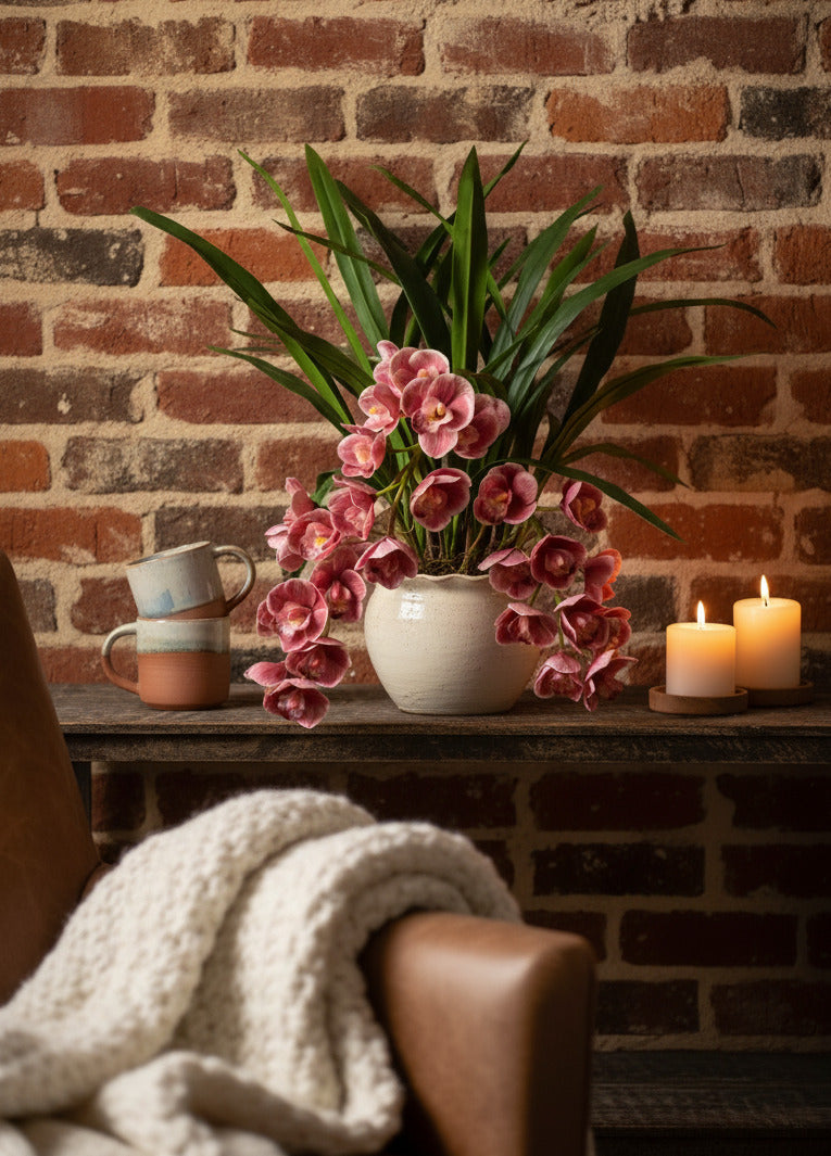 ORQ. CYMBIDIUM MV X3  EM VPP 68CM Cod: A6871