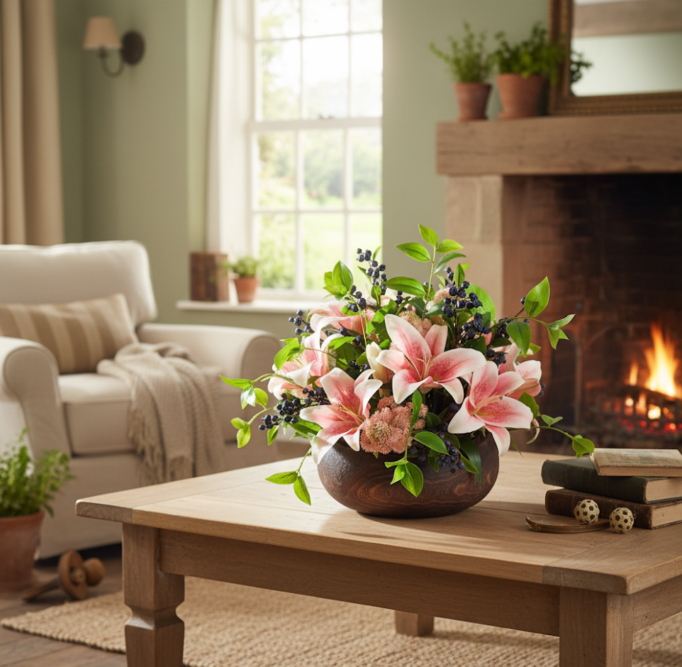 LIRIO TIGRADO GALHO 85 CM PINK Cod: 8759