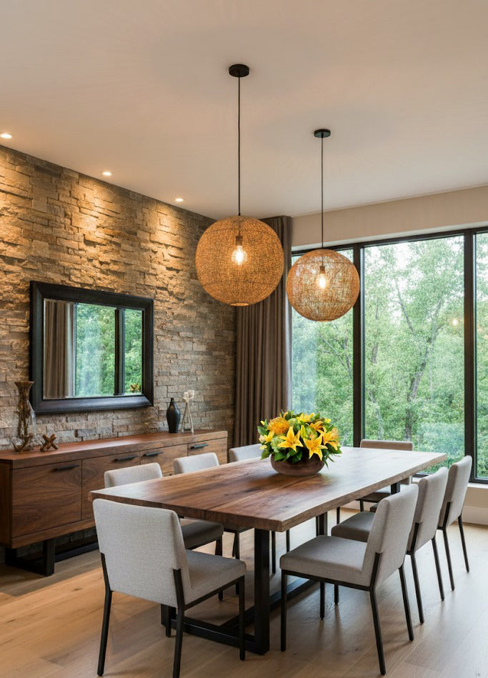 LIRIOS AM E PROTEAS EM CACHEPOT DE MADEIRA 47CM Cod: A6877