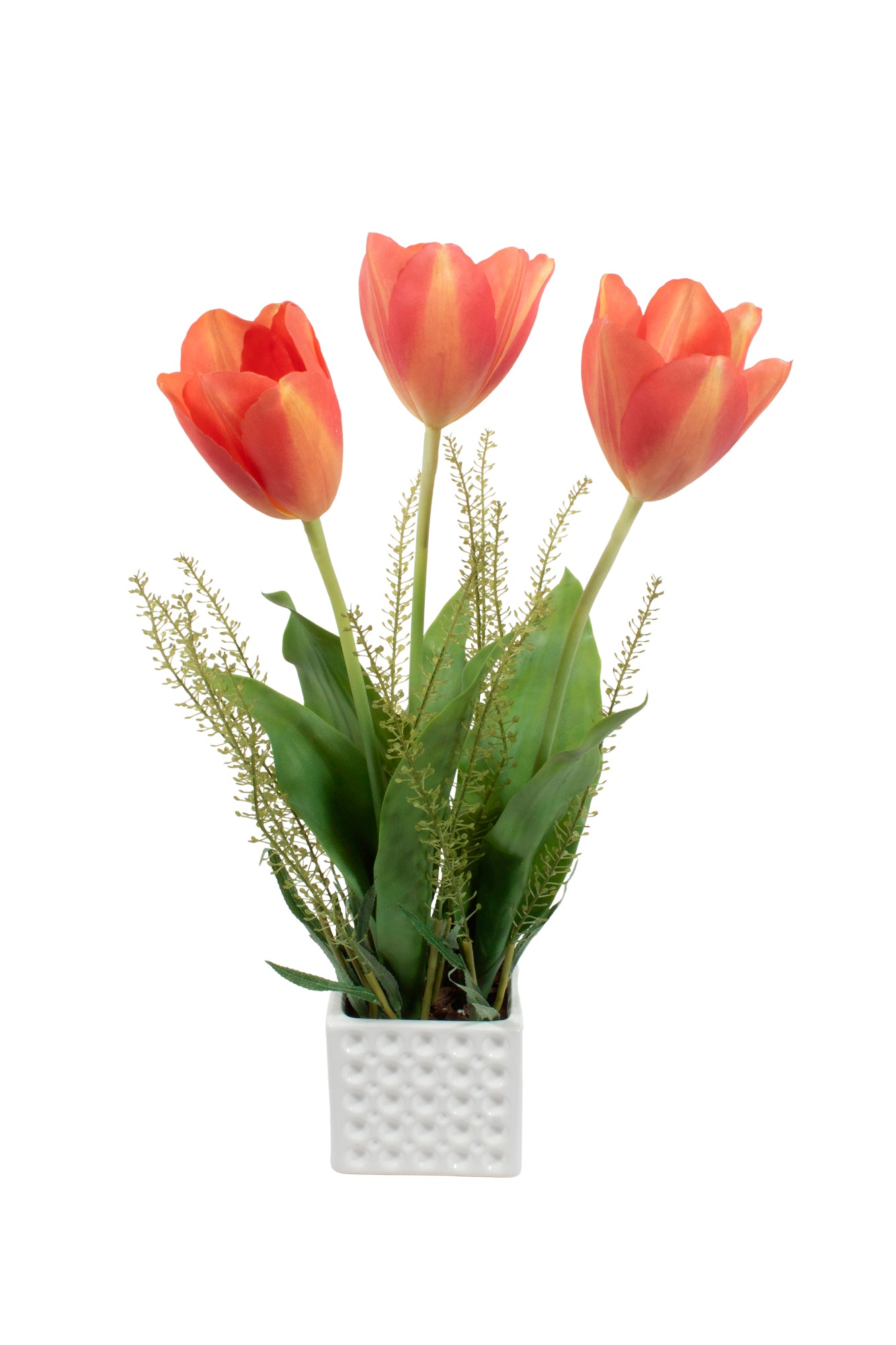 TULIPAS VM X3 EM CERÂMICA 45 CM Cod: A6910