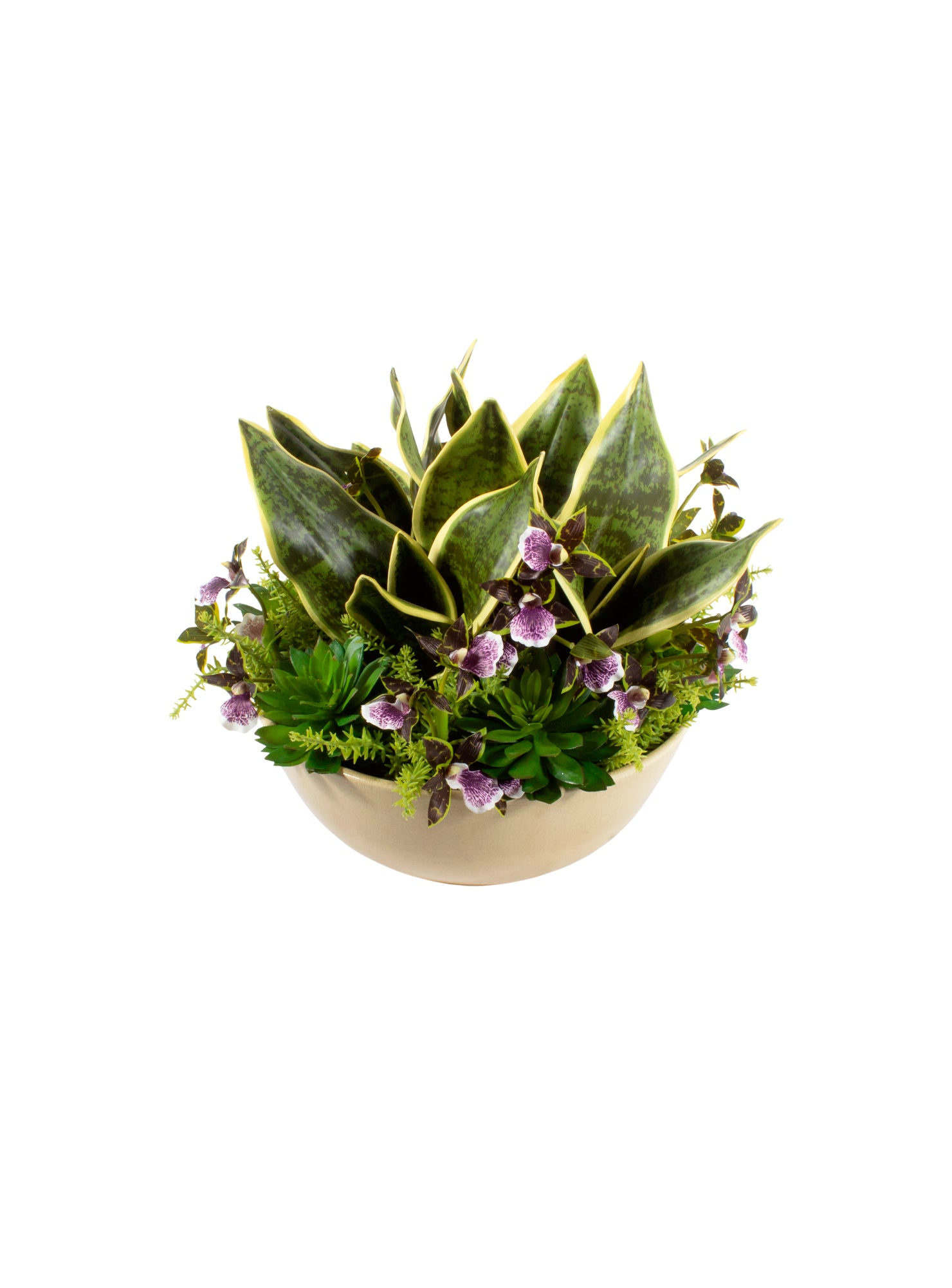 ESPADA DE SANTA BARBARA C/ SUCULENTAS/ ORQ. 40CM Cod: A6936