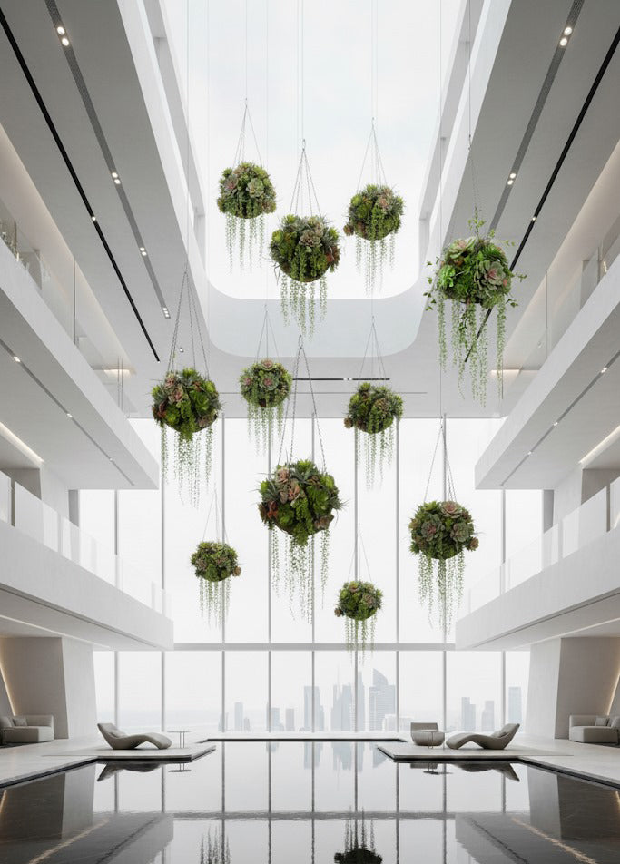 ESFERA DE SUCULENTAS 45 CM Cod: A6963