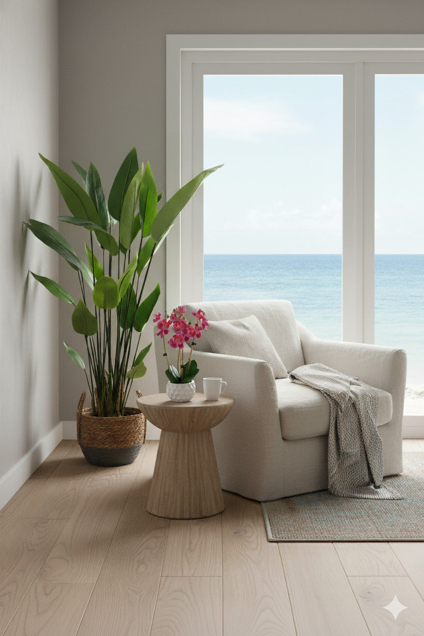 ORQ. PHALAENOPSIS MINI FU EM CER 32CM Cod: A6986