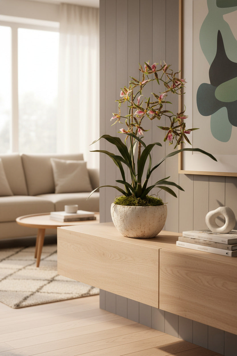 ORQ. SPIDER VP X2 EM POTE PVC, 80CM Cod: A7019-VP