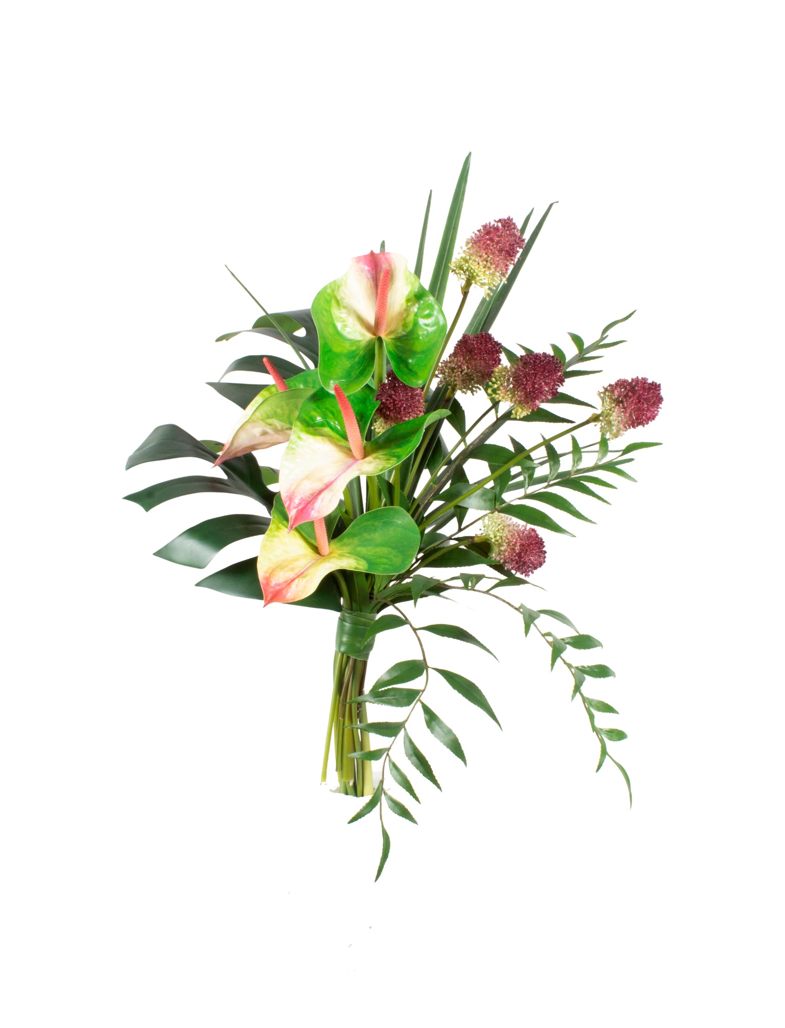 BUQUÊ TROPICAL C/ ANTÚRIOS, 73CM Cod: A7031