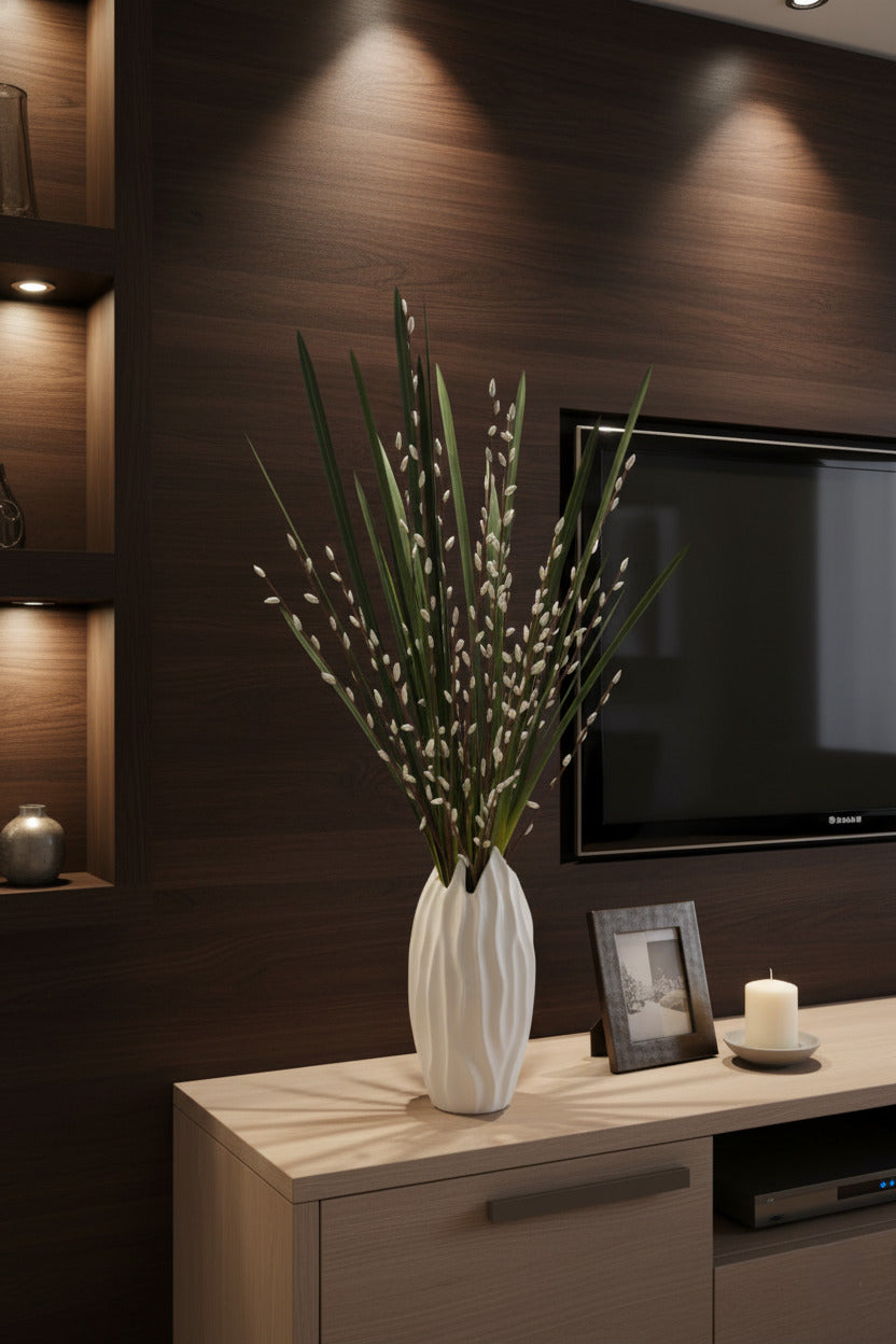 FOLHAGEM C/ SALGUEIRO EM VASO CER, 115CM Cod: A7056