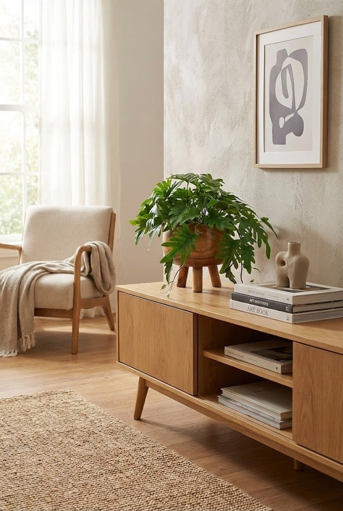 XANADU PENDENTE EM CACHEPOT MADEIRA, 34 CM Cod: A7084