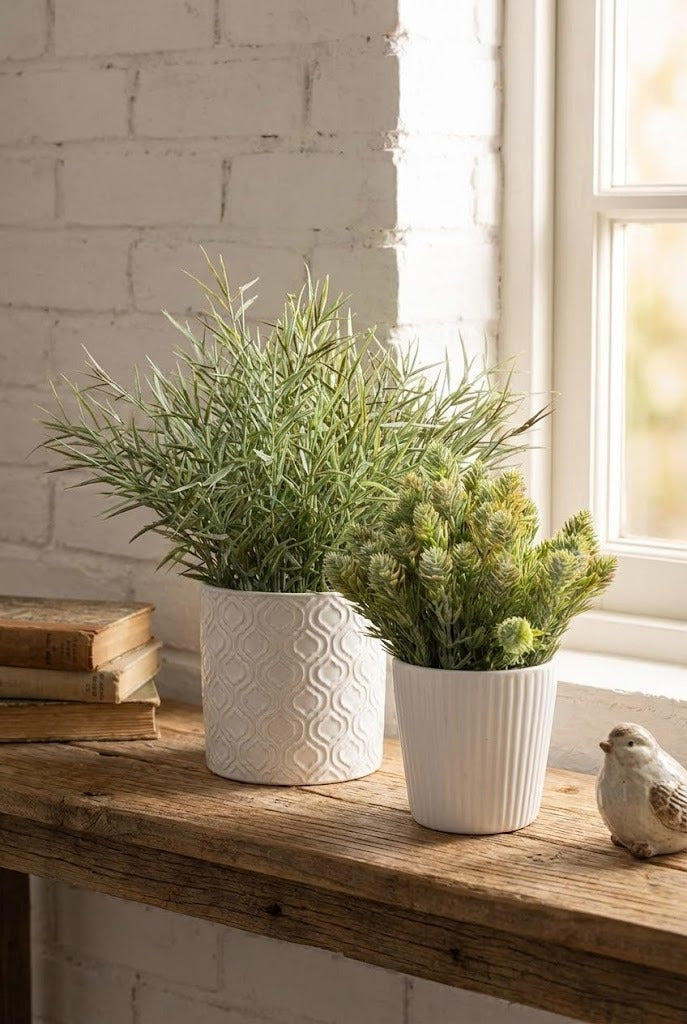 ALECRIM BUQUE 40 CM VD FROST Cod: 8744