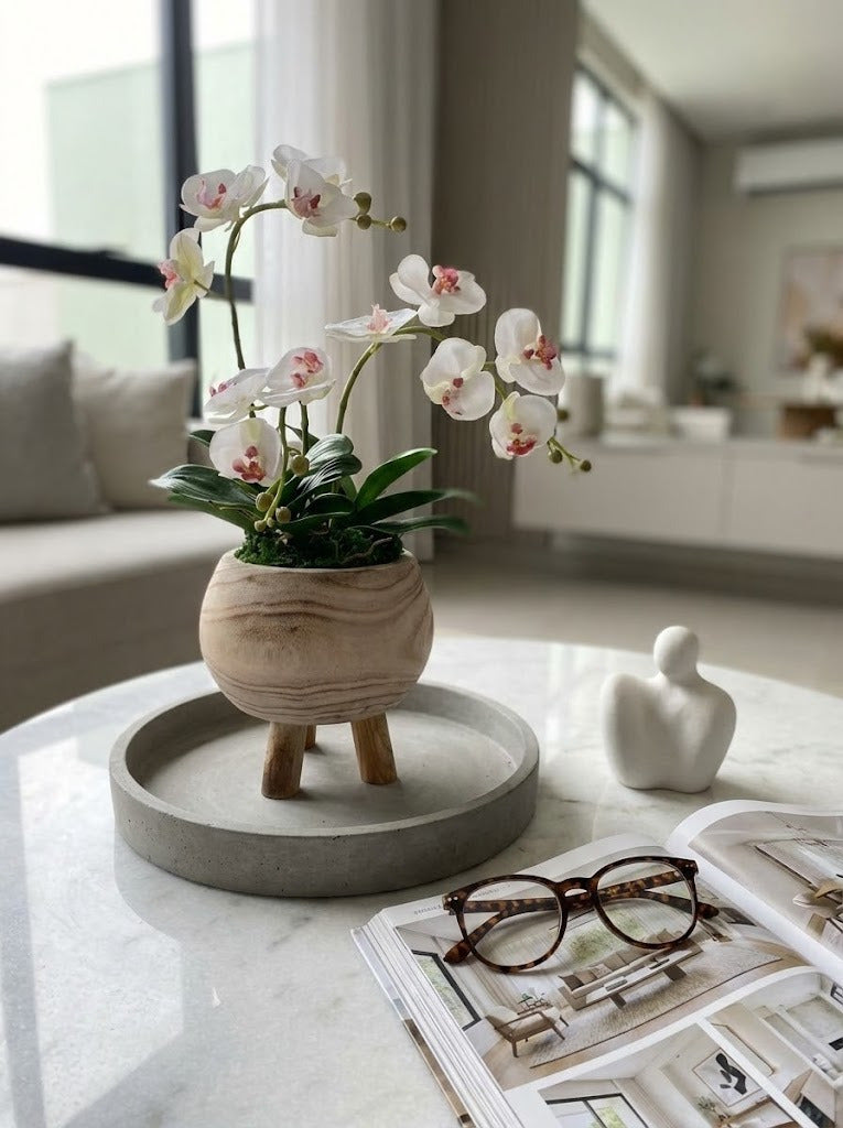 ORQ. PHALAENOPSIS C/3 FL BR 44 CM Cod: 3210-BF