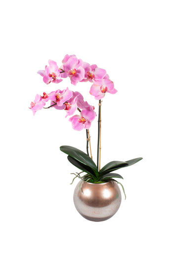 PHALAENOPSIS LV EM VIDRO ESPELHADO 67CM Cod: A7175