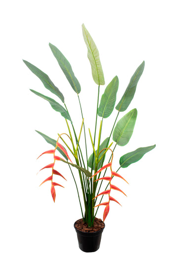 TROPICAL DE HELICONIAS EM POTE PVC 188CM Cod: A7177