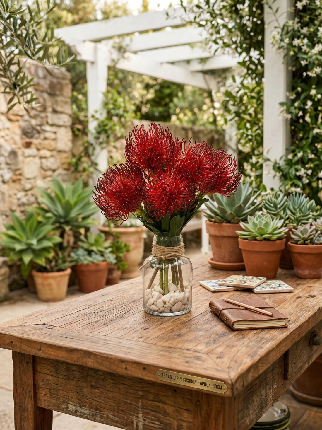 PROTEAS BD EM VIDRO, 34CM Cod: A7259