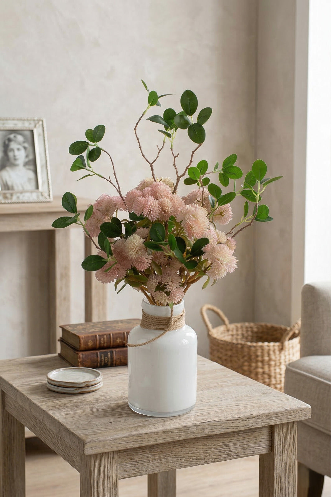 SEDUM C/ MINI FOLHAS EM VIDRO 43CM Cod: A7263