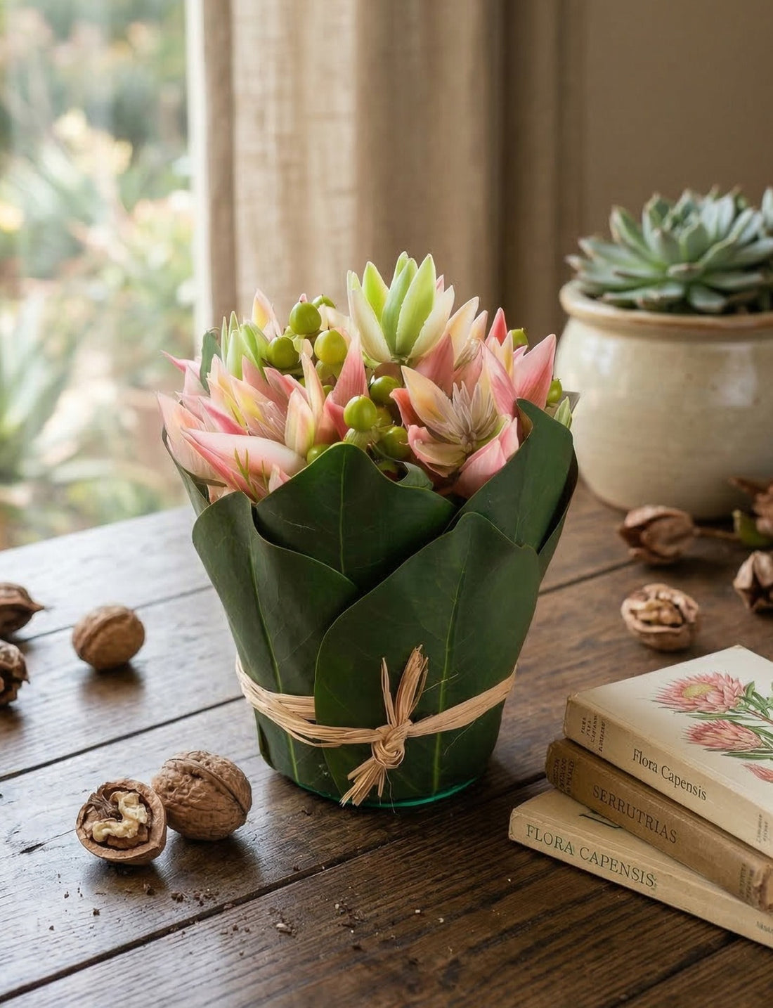 SERRURIAS PK C/ HYPERICUM EM CACHEPOT FOLHAS, 20CM Cod: A7265