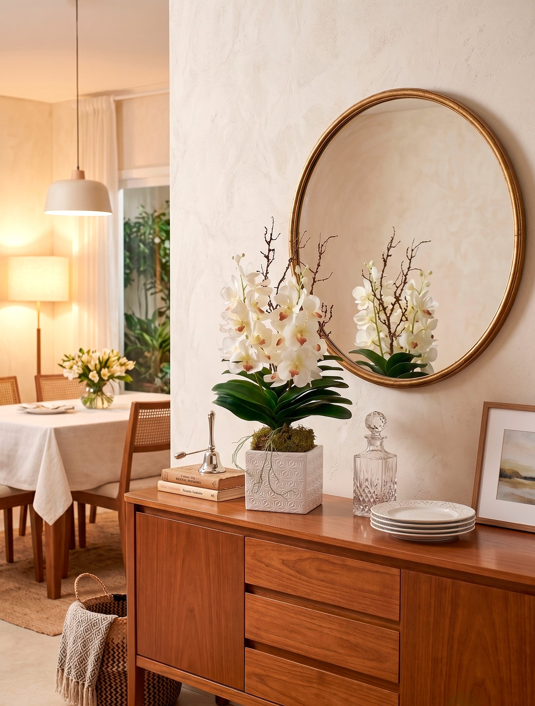 ORQ. VANDA X2 BR EM CER, 65CM Cod: A7399