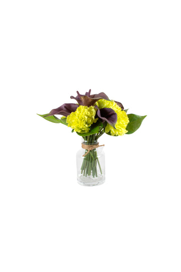 COPO DE LEITE C/ CRAVOS EM VIDRO 30CM Cod: A7415