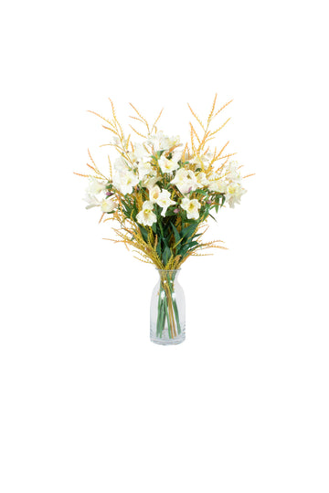 ASTROMELIA BR EM VIDRO, 65CM Cod: A7417