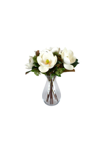 MAGNOLIAS EM VIDRO, 45CM Cod: A7441