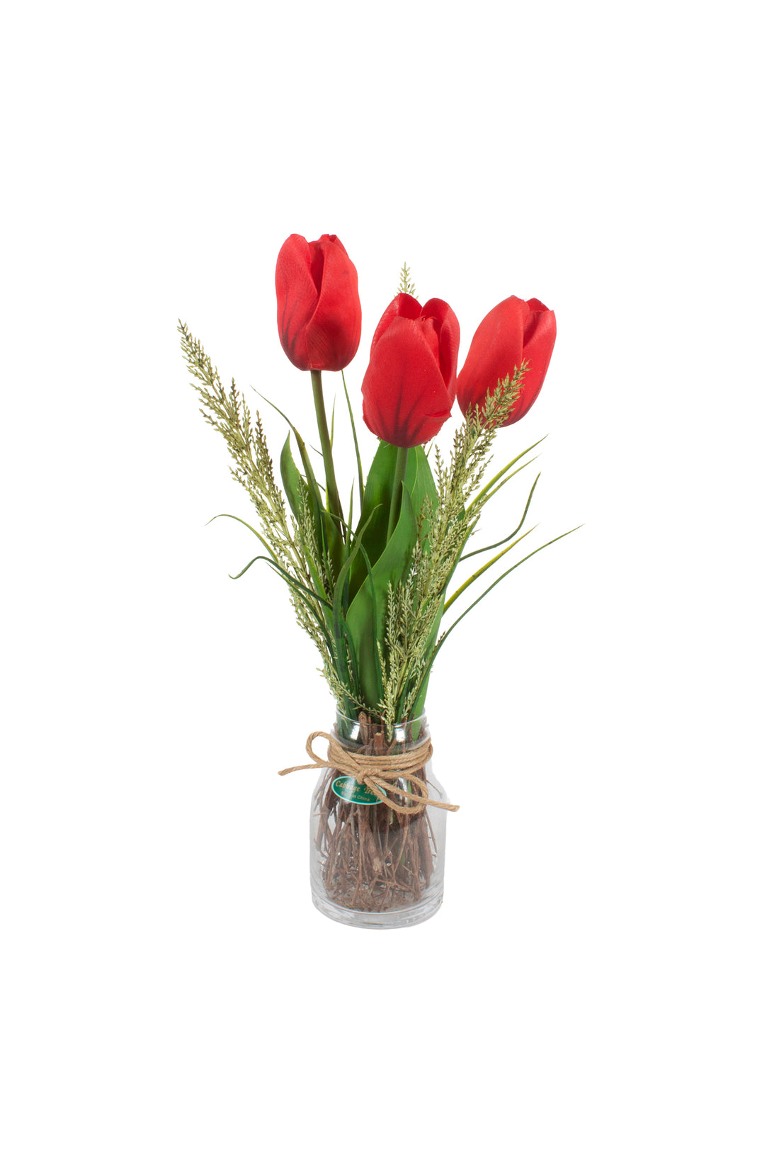 TULIPAS VM X3 EM VIDRO 38CM Cod: A7473